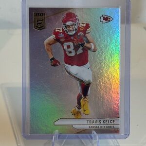 🔥 2024 Panini Donruss Elite Travis Kelce Hologram Card. Kansas City Chiefs